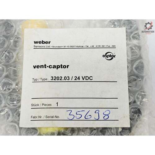 WEBER 3202.03 VENT SENSOR AIR—议价