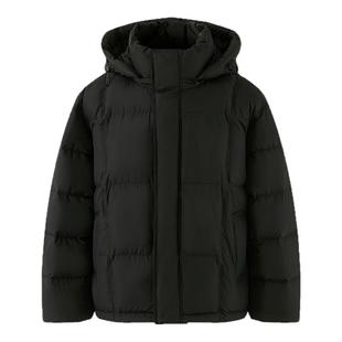 鸭鸭粉色面包服羽绒服女短款小个子2024年冬季新款高级感加厚外套