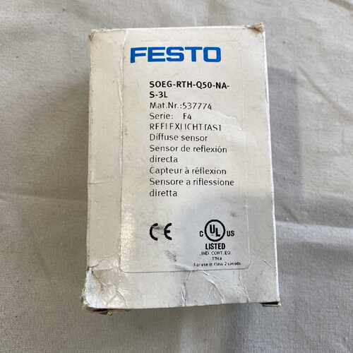 议价FESTO费斯托光电传感器SOEG-RTH-Q50-NA-S-3L 537774光电开关