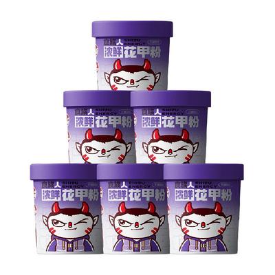 食族人花甲粉145g×6桶夜宵速食