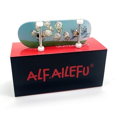 跨境源头工厂手指滑板加手掌专业滑板单34mm支架滑板枫双轴木质翘