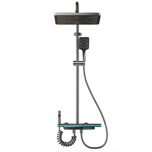 免费安装全铜恒温花洒套装数显温控卫生间增压喷头冷热水龙头家用