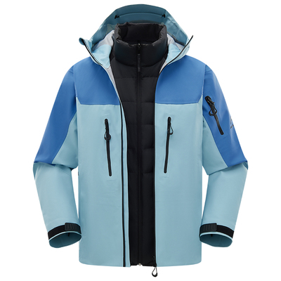 【冰壳系列】鸭鸭冬季羽绒服女款可拆卸内胆三合一户外冲锋衣外套