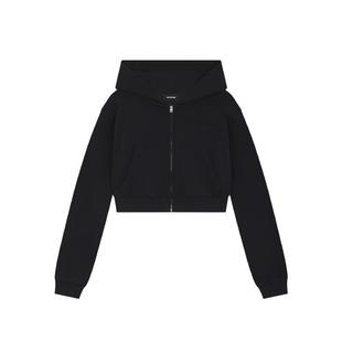 WE11DONE女士火花LOGO拉链连帽衫潮流时尚休闲个性外套