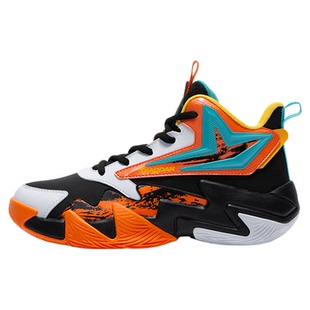 破影5青少年乔丹儿童篮球鞋皮面秋冬防水球鞋男童运动鞋中大童鞋