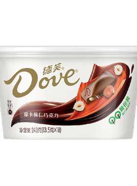 德芙摩卡榛仁巧克力休闲零食