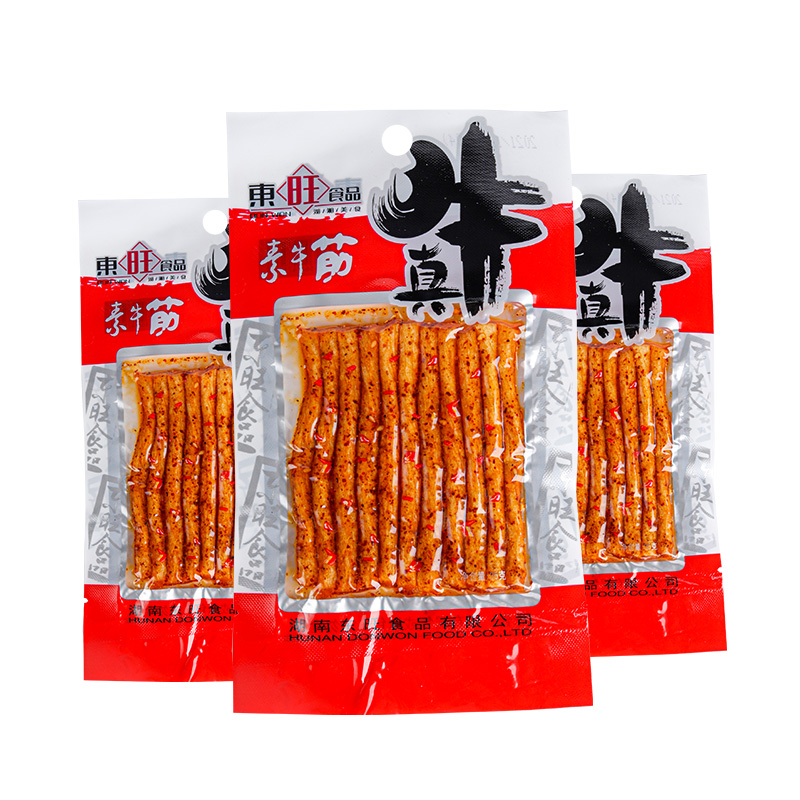 10袋起包郵辣條東旺食品頂牛素牛筋爆炒牛筋真牛麻辣條休閑小吃