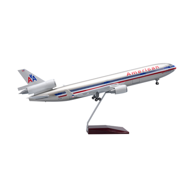 1:130带灯47cm美国航空MD11麦道11飞机模型仿真American Airlines