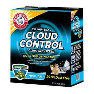 【尘控14磅】ArmHammer艾禾美猫砂膨润土矿石除臭尘控铁锤猫砂