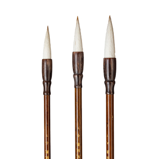 毛笔书法专用毛笔字初学者入门套装狼毫兼毫大软笔练字国画小学生中楷行书楷书篆书中号临摹练习白云专业级小