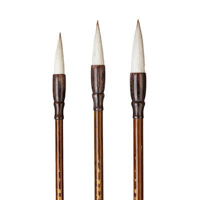 毛笔书法专用毛笔字初学者入门套装狼毫兼毫大软笔练字国画小学生中楷行书楷书篆书中号临摹练习白云专业级小