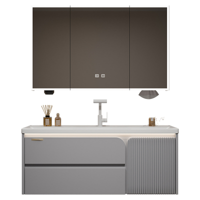 欧派海洋盆陶瓷一体盆浴室柜组合