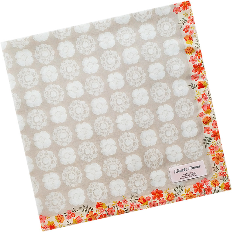LIBERTYFLOWER日本制造45cm手帕