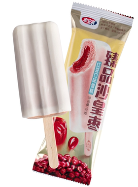 3支宏宝莱沙皇枣红豆流心雪糕