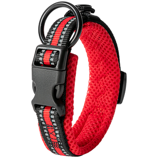 狗狗项圈反光狗脖圈大小中型犬防脱防勒遛狗幼犬牵引圈宠物狗套脖