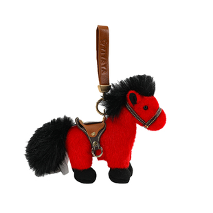 仿真小马毛绒玩具八骏马包包挂件布艺公仔钥匙扣马年吉祥物礼物