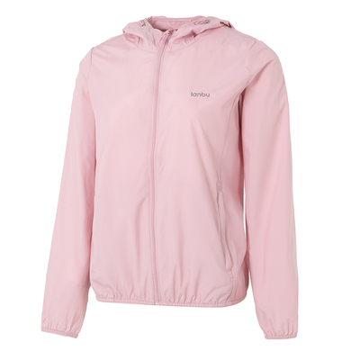 蓝步粉色皮肤衣外套女2025秋季户外遮阳透气运动服夹克L04U2008B2