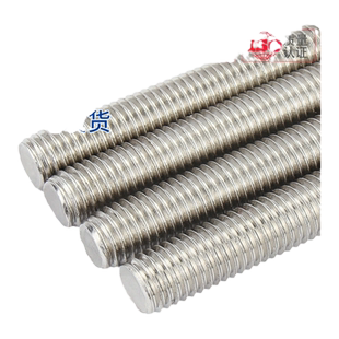 金超304不锈钢牙棒全螺纹螺杆牙条螺丝杆螺柱*30-500mm M3M4M5M6