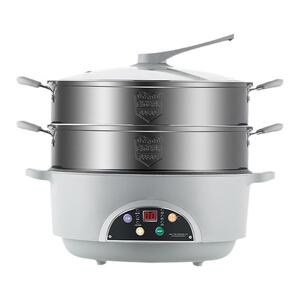 明佳发电蒸锅304不锈钢1350W智能