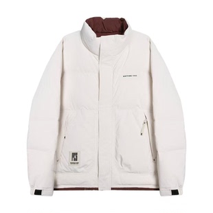 HX狐轩男装秋冬新品连帽羽绒服潮流帅气时尚休闲短款外套90白鸭绒