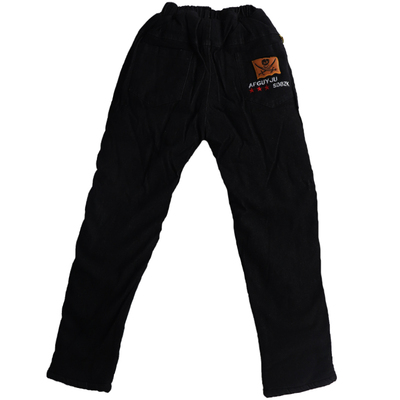 男童牛仔裤加绒夹棉一体三层加厚