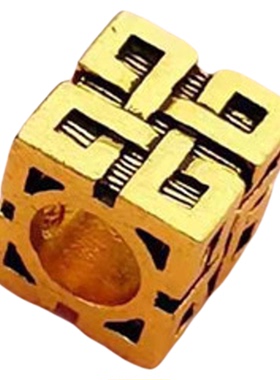 沙金饰品配饰横穿配件手绳转运珠