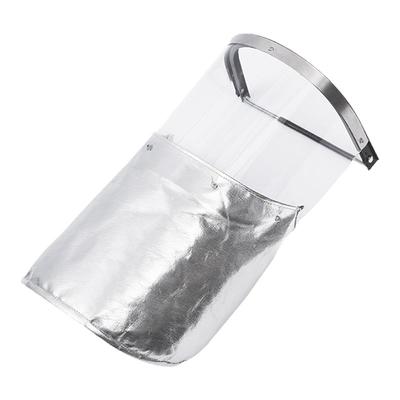 配帽式耐高温铝箔面罩加长护颈