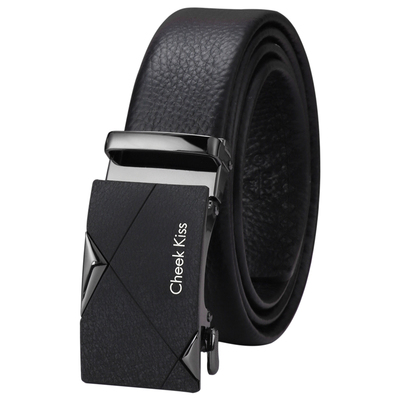 正品父亲节高档礼盒装真皮自动扣