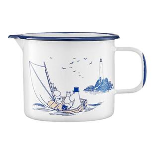 芬兰muurla姆明Moomin航海系列水壶大毫升多用搪瓷壶家用水壶