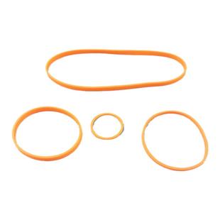 橡皮筋橙色周长360周长195宽6mm规格尺寸拉伸大弹力现货销售新品