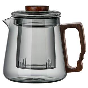 玻璃泡茶壶新款家用耐高温加厚茶水分离小茶壶办公室喝茶一人茶具