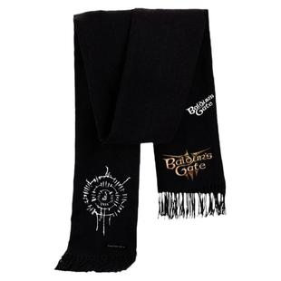 博德之门3游戏周边阿斯代伦D20骰子数学公式围巾男女保暖围脖披肩