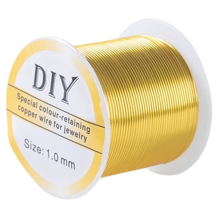 100米大卷保色铜线0.3mm手工diy编织材料掐丝金属线首饰绕线缠花