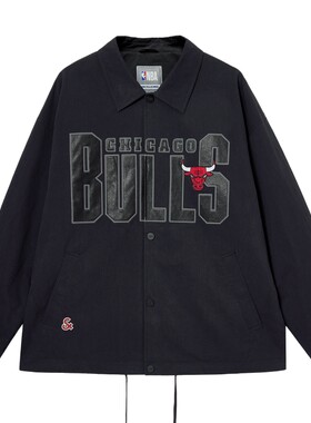 杰克琼斯男装士生NBA联名款秋季公牛队休闲夹克外套225321010潮流