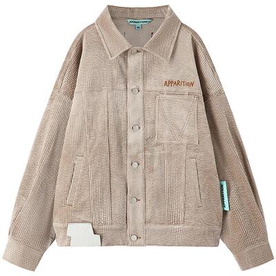 APPARITION插画印花灯芯绒外套