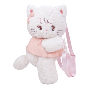 【小羊古力】正版Mikko小猫趴趴斜挎包毛绒玩偶双肩背包包lolita