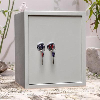 保险箱收纳盒防火铁盒储物箱家用证件保险收纳箱钱箱保管盒子箱子