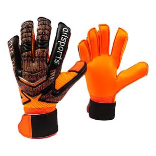 守门员手套带护指 成人 门将手套儿童 加厚乳胶 足球比赛训练