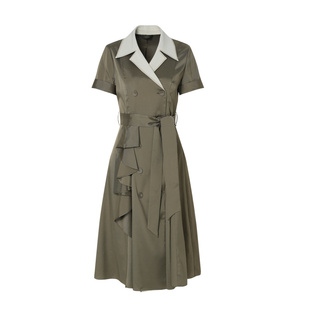 莱芙艾迪儿短袖连衣裙夏季时尚气质超好看设计感裙子3E2L93137