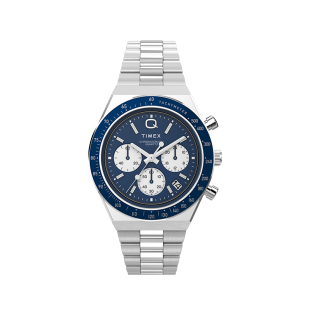 TIMEX天美时Q系列计时码表多功能三眼表盘商务石英男表TW2W51600