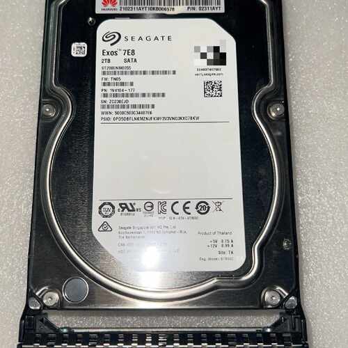 华为原装希捷盘体，02311AYT，2t sata 3.5，议价