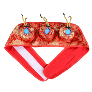 有福三联 联灸布套纯铜随身灸无烟布套艾灸盒3联温灸盒艾灸仪器