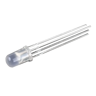 全彩LED灯珠RGB雾状红绿蓝三色共阴/阳5mm高亮 F5四脚发光二极管