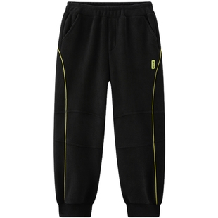 【蓄暖】MQD童装男童加绒运动裤2025冬季新款儿童保暖休闲阔腿裤