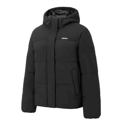 阿迪达斯保暖连帽羽绒服