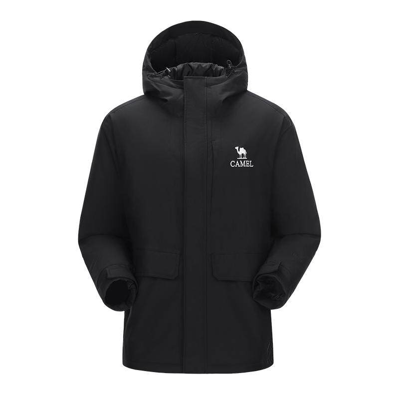 骆驼男装棉袄冬男进藏穿搭登山服AK80硬壳防水防风户外夹克外套