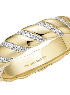 HEFANG何方珠宝鎏光戒指