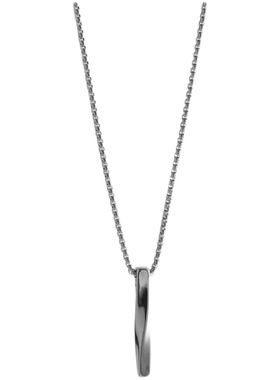 螺旋嘻哈风小众设计感吊坠项链