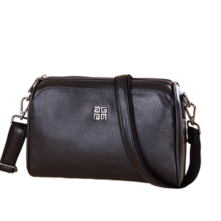 气质斜挎包包女2025新款百搭真皮斜挎小包链条牛皮女士休闲单肩包