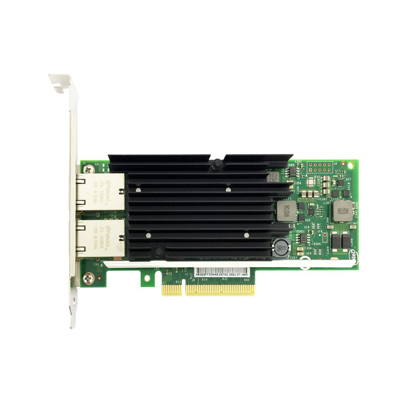 全新原装X540-T2BLK RJ45电口万兆网卡X540 AT2芯片带防伪蓝标